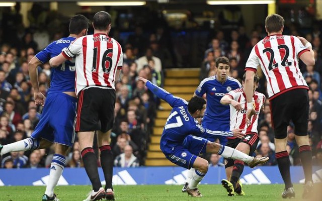 Pedro Chelsea v Sunderland
