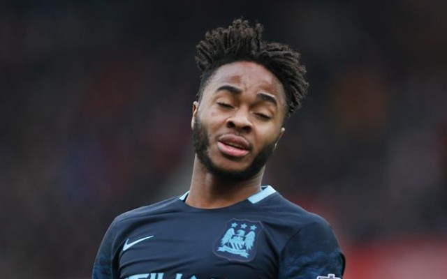Raheem Sterling Man City v Stoke