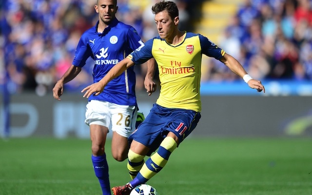 Riyad Mahrez & Mesut Ozil