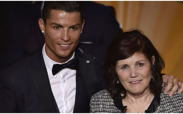 Ronaldo and mother