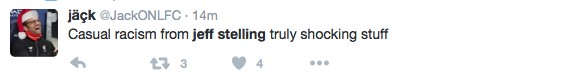 Twitter reaction to Jeff Stelling's 'racist joke'