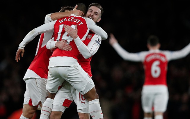 Theo Walcott Arsenal v Man City