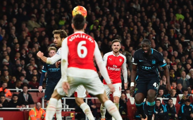 Yaya Toure Man City v Arsenal
