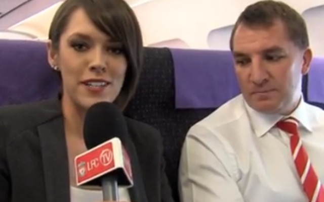 Claire Rourke with Brendan Rodgers