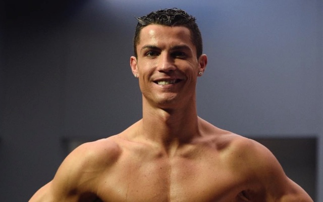 Cristiano Ronaldo posing
