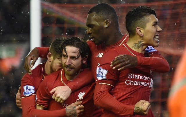 Joe Allen, Benteke, Firmino Liverpool