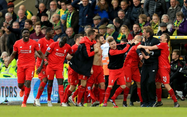 Klopp celebration Liverpool