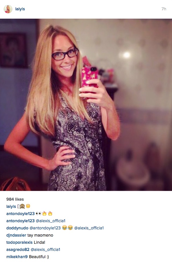 Laia Grassi Instragram selfie