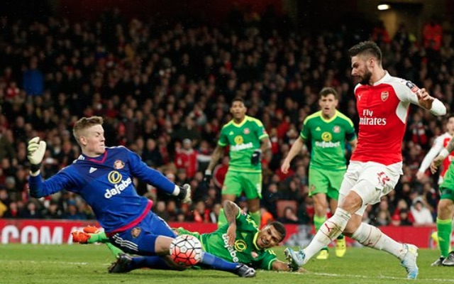 Olivier Giroud Arsenal v Sunderland