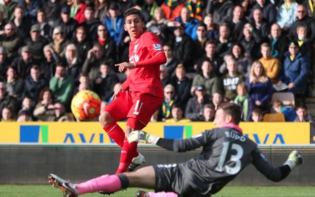 Roberto Firmino Liverpool v Norwich