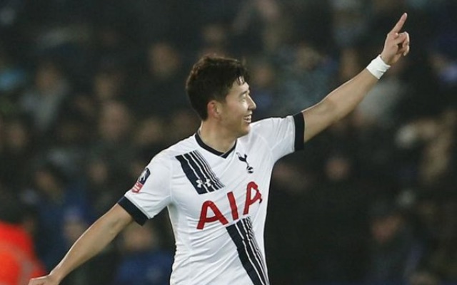 Son Heung-Min Tottenham v Leicester