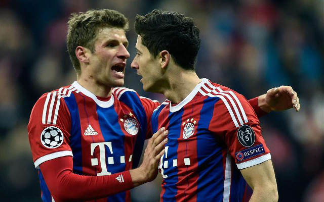 Thomas Muller Robert Lewandowski
