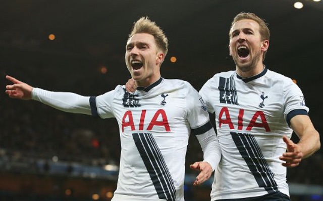 Christian Eriksen and Harry Kane