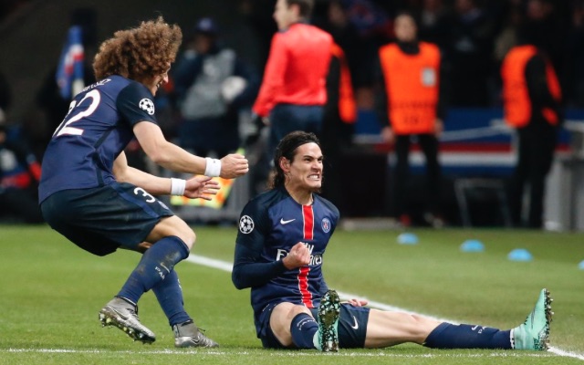 Edinson Cavani PSG v Chelsea