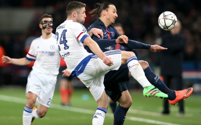 Gary Cahill v Zlatan Ibrahimovic