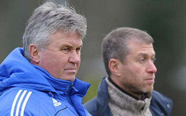 Guus Hiddink and Roman Abramovich