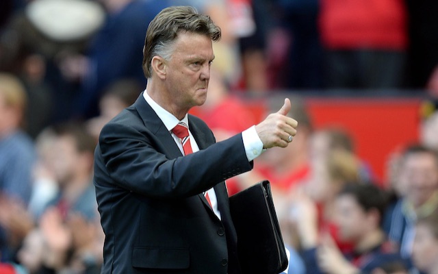 Louis van Gaal thumbs up