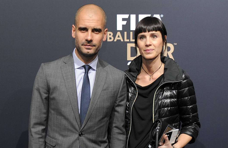 Pep Guardiola and wife Cristina Serra