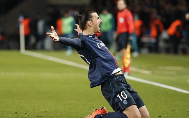 Zlatan Ibrahimovic PSG v Chelsea