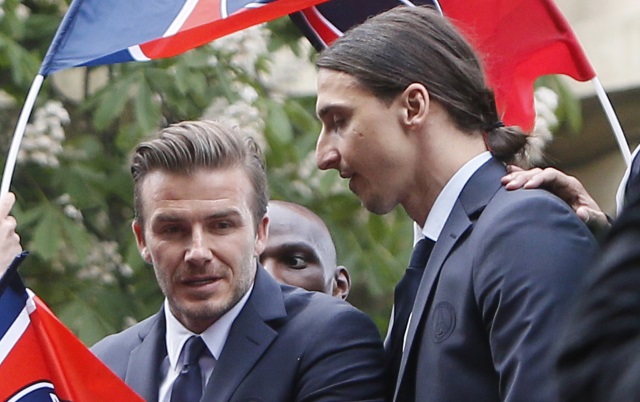 david beckham zlatan ibrahimovic