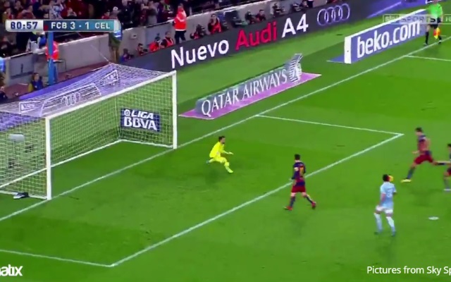messi suarez penalty barcelona