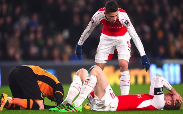 Gabriel and Per Mertesacker