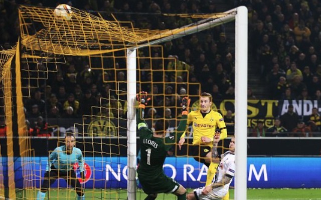 Marco Reus scores v Tottenham