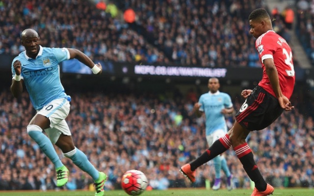Marcus Rashford Man United v Man City