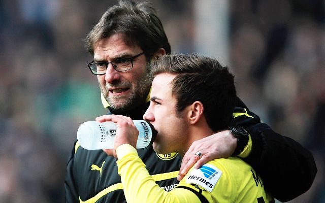 Mario Gotze & Jurgen Klopp