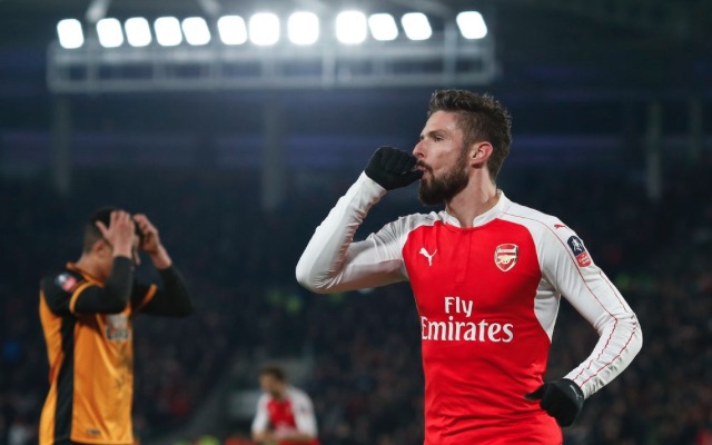 Olivier Giroud Arsenal v Hull