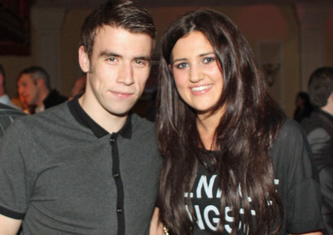 Seamus Coleman and Rachel Cunningham