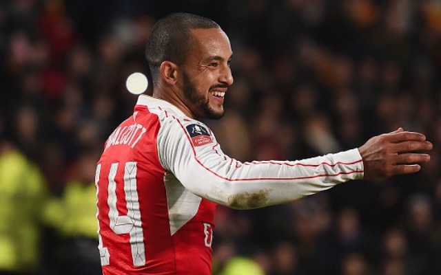 Theo Walcott Arsenal v Hull