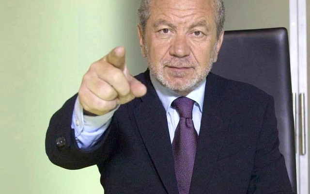 Alan Sugar finger