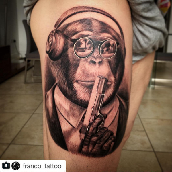 Alberto Moreno monkey tattoo 3
