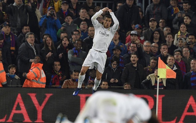 Cristiano Ronaldo Real Madrid v Barcelona