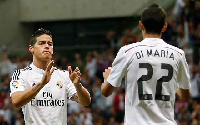 James Rodriguez and Angel di Maria