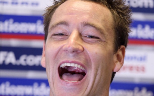 John Terry laughing