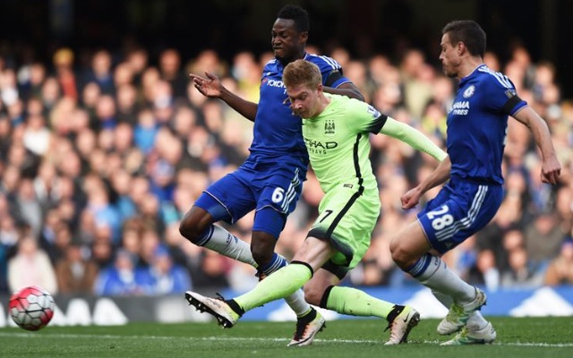 Kevin de Bruyne Man City v Chelsea