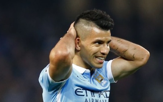 Sergio Aguero Man City v PSG