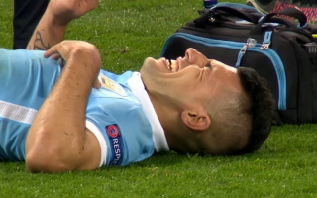 Sergio Aguero v PSG