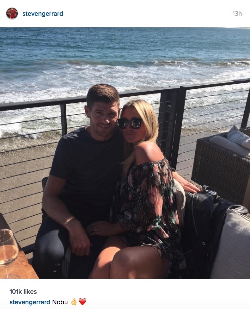 Steven Gerrard Instagram