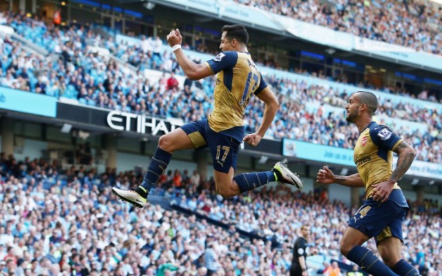 Alexis Sanchez v Man City