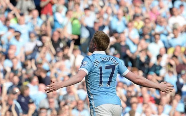 Celebration after Kevin De Bruyne worldie