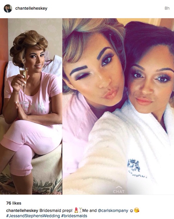 Chantelle Heskey and Carla Kompany
