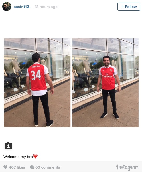 Granit Xhaka Instagram