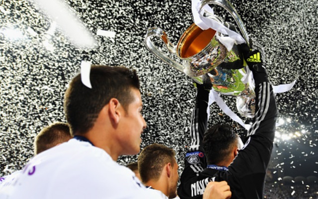 James Rodriguez Keylor Navas