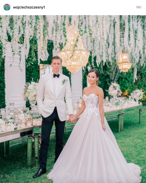 Wojciech Szczesny wedding