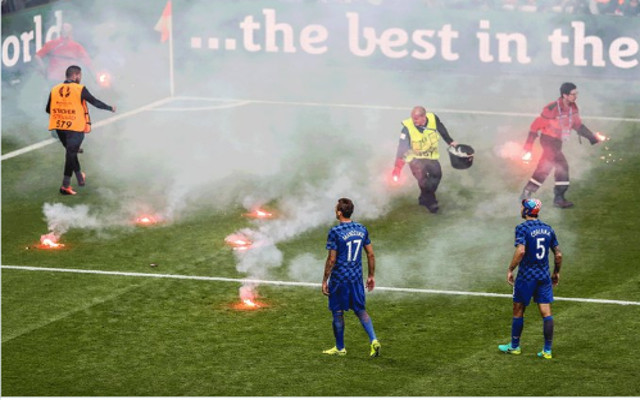 Croatia flares