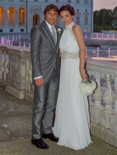 Elisabetta Muscarello and Antonio Conte wedding day