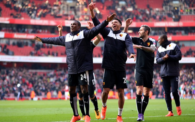 Odion Ighalo, Etienne Capoue, Valon Behrami